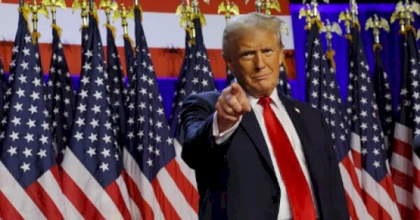 Donald Trump Klaim Menang Pilpres AS, Unggul 51,2 Persen Suara 