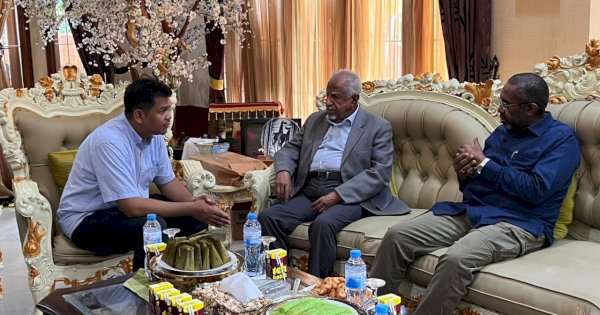 Calon Bupati Uji Nurdin Dampingi Duta Besar Sudan untuk Indonesia Berkunjung di Bantaeng