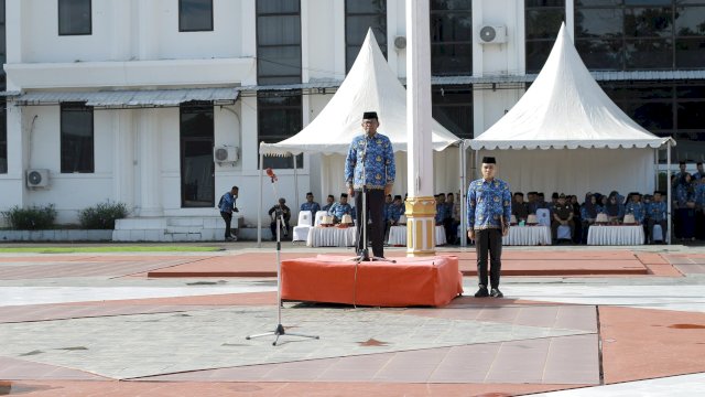 Setiawan Aswad Pimpin Upacara Peringatan HUT Ke-53 KORPRI Tingkat Kabupaten Takalar