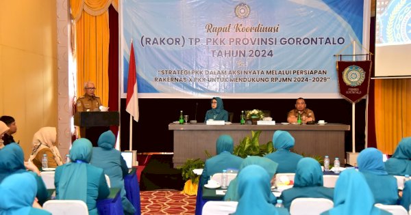 Pj Gubernur Gorontalo Minta PKK Kabupaten Kota Terlibat Dalam Program Makan Siang Gratis 