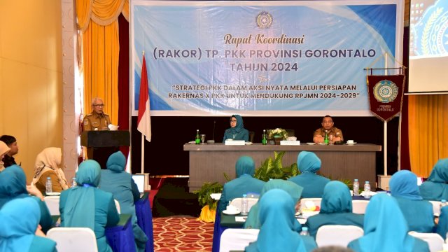 Pj Gubernur Gorontalo Minta PKK Kabupaten Kota Terlibat Dalam Program Makan Siang Gratis 