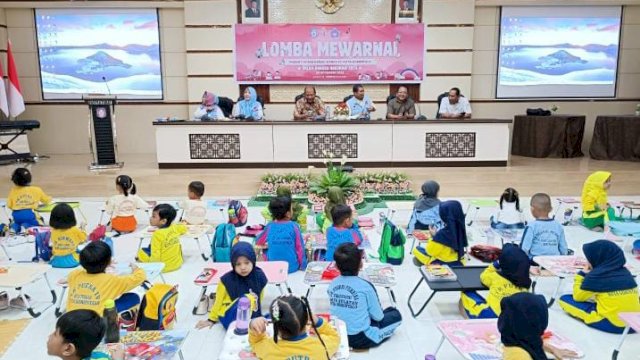 Inspektorat-KOMPAK Gorontalo Gelar Lomba Mewarnai Tingkat TK