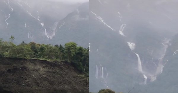 Viral Air Terjun Dadakan Bermunculan di Lereng Gunung Agung Bali