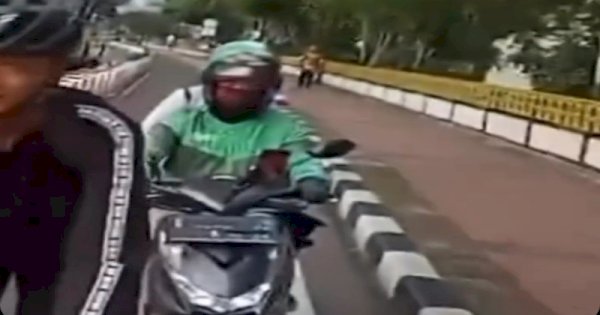 Viral Driver Ojol Tendang Pesepeda hingga Terjatuh, Grab Tindak Tegas 