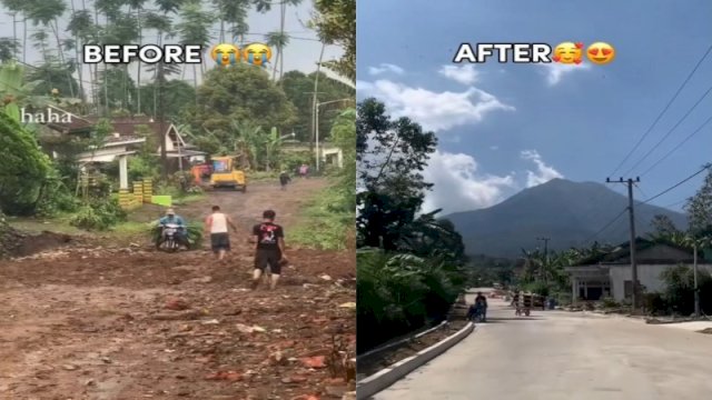 Kisah inspiratif datang dari seorang penjual bakso di Malang yang rela mengeluarkan dana pribadi untuk membangun jalan yang rusak parah di desanya. Hal itu terungkap dari unggahan akun X @kegblgnunfaedh dan menuai sorotan netizen hingga viral di media sosial. 