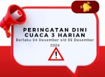 Warga Sulsel Diminta Waspada, BMKG Keluarkan Peringatan Dini Cuaca Buruk 4-6 Desember