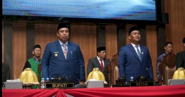 Chaidir Syam Hadiri Pelantikan Pimpinan DPRD Maros