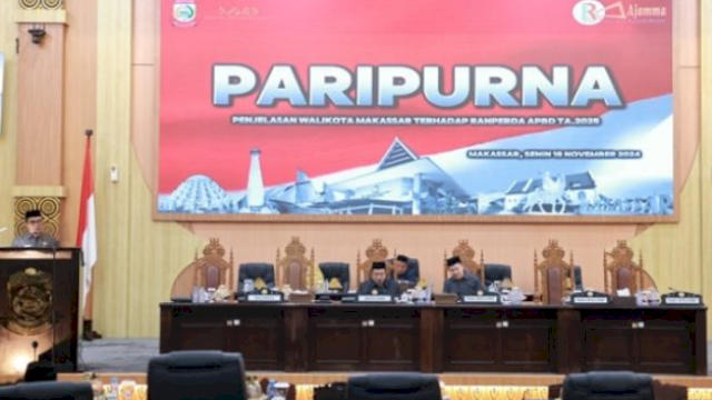 Rapat Paripurna DPRD Makassar, Irwan Adnan Sebut APBD 2025 Capai Rp5,7 Triliun