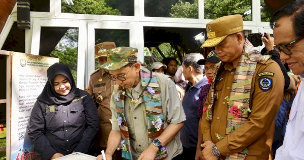 Menteri Kebudayaan Fadli Zon Resmikan Leang Leang Archaeological Park Maros