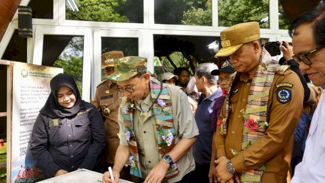 Menteri Kebudayaan Fadli Zon Resmikan Leang Leang Archaeological Park Maros