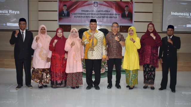 Tujuh Pejabat Fungsional Auditor Ahli Muda Resmi Dilantik di Inspektorat Provinsi Gorontalo