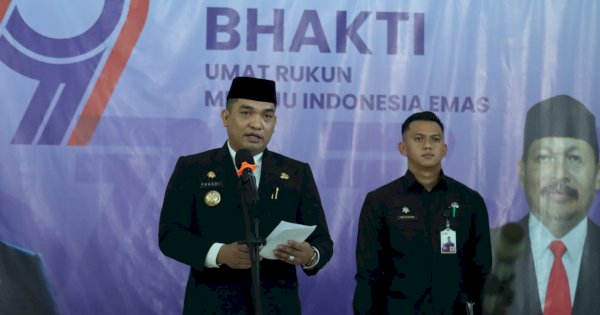 Pj Bupati Takalar Pimpin Upacara Peringatan Hari Amal Bakti ke-79 Kementrian Agama