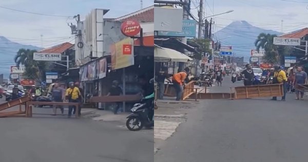 Viral Pria Ngamuk dan Tutup Jalan Gegara Motor Sewaannya Dikira Hilang 