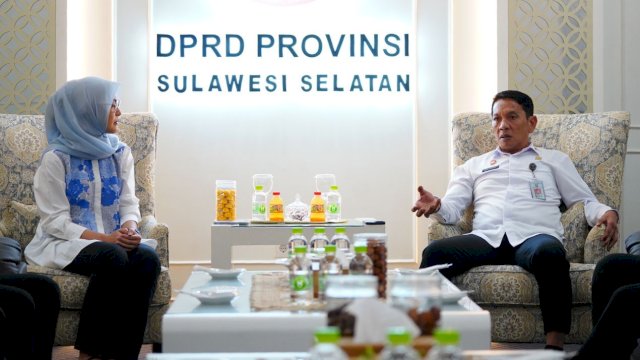 Kunjungi Ketua DPRD Sulsel, Kakanwil Andi Basmal Bahas Terkait Pembentukan Ranperda