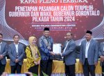 Gusnar-Indah Ditetapkan KPU Sebagai Gubernur dan Wakil Gubernur Gorontalo Terpilih