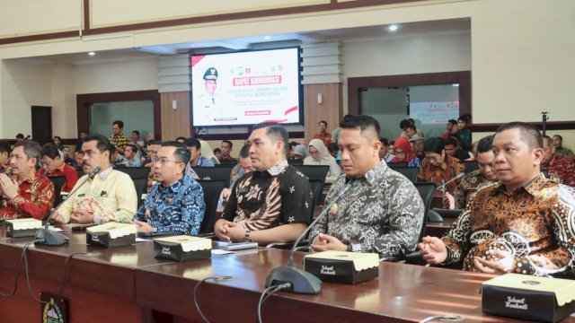 Pj. Bupati Takalar Hadiri Rapat Koordinasi Forkopimda Sulawesi Selatan