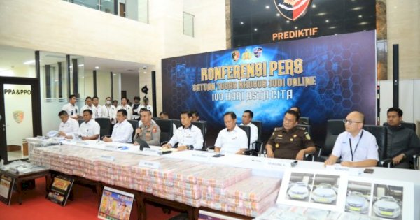 Mabes Polri Ungkap 3 Kasus Judi Online, Sita Uang Rp 61 Miliar