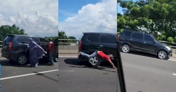 Viral Mobil Avanza Melaju Sendiri Tanpa Pengemudi di Jalan Tol hingga Tabrak Pesepeda