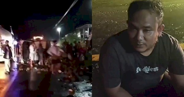 Viral Mobil Pikup Terguling, Warga Bukannya Menolong Malah Jarah Durian dan Uang Sopir 