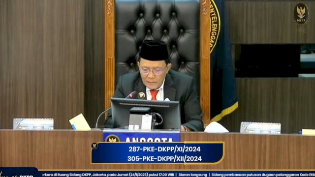 DKPP Pecat Anggota KPU Palopo dan Sanksi Teguran Keras kepada Bawaslu