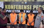 Polrestabes Makassar Tangkap 3 Orang Bandar Narkoba, 2 Masih Buron 