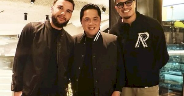 Potret Erick Thohir Saat Temui Pemain Timnas Indonesia yang Bermain di Eropa 