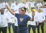 Hari Kedua Retret, Kepala Daerah Senam Bareng dengan Mendagri