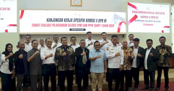 Selesaikan Penataan Tenaga Non ASN, Pj Bupati Takalar Hadiri Kunjungan Kerja Spesifik Komisi II DPR RI 