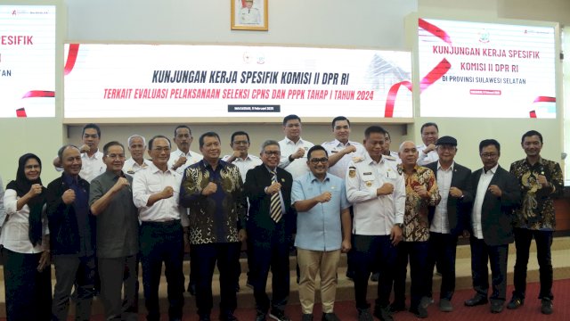 Selesaikan Penataan Tenaga Non ASN, Pj Bupati Takalar Hadiri Kunjungan Kerja Spesifik Komisi II DPR RI 