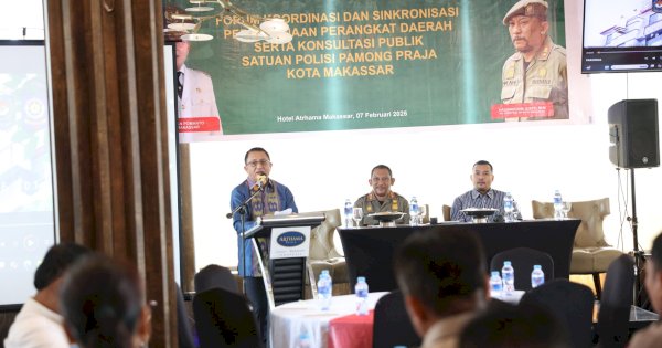 Forum Koordinasi dan Sinkronisasi Satpol PP Kota Makassar, Yasir Tekankan Optimalisasi Penegakan Perda 