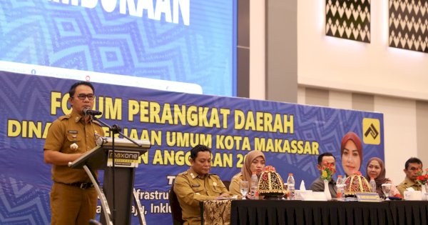 Forum Perangkat Daerah Dinas PU Makassar, Irwan Rusfiady Tekankan Infrastruktur Berkelanjutan