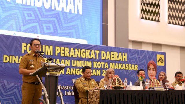 Forum Perangkat Daerah Dinas PU Makassar, Irwan Rusfiady Tekankan Infrastruktur Berkelanjutan