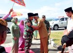 Pangdam XIII/Merdeka Disambut Adat Mopotilolo di Gorontalo