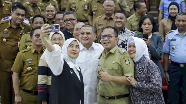 Indira Yusuf Ismail Ikuti Rakor Wali Kota dan Wakil Wali Kota Terpilih, Ucapkan Selamat kepada Appi-Aliyah