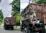 Kondisi Truk Pengangkut Sampah di Bandar Lampung, Bak Reyot dan Bolong-bolong 