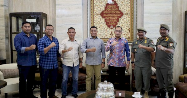 Terima Kunjungan Kehormatan Yonmarhanlan VI Makassar, Danny: Terimakasih Atas Dukungan Sinergitas