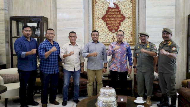 Terima Kunjungan Kehormatan Yonmarhanlan VI Makassar, Danny: Terimakasih Atas Dukungan Sinergitas