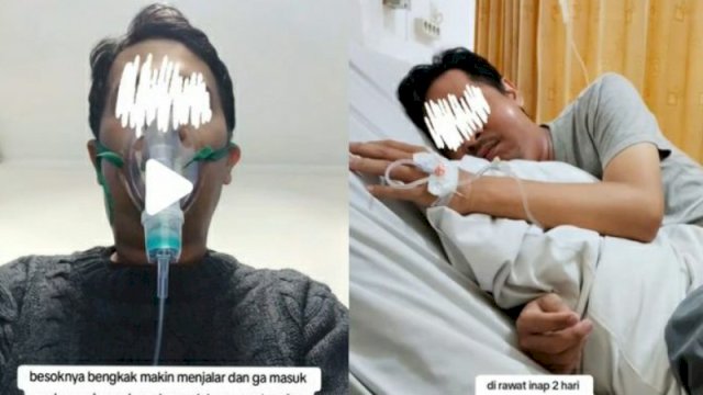 Seorang istri curhat usai suaminya meninggal karena infeksi gigi berlubang. (Foto: TikTok @amandaprawiria)