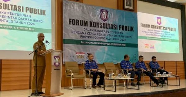 Pj Gubernur Gorontalo Tekankan Keselarasan dalam Menyusun RKPD 2026