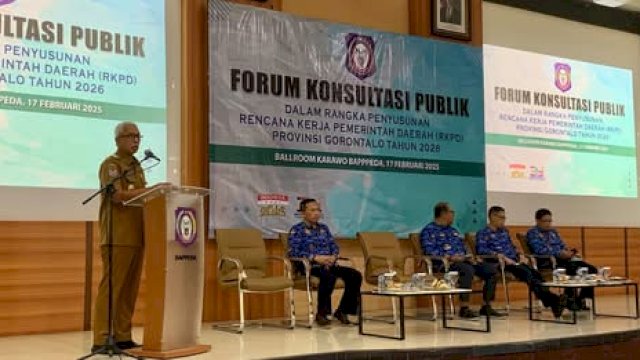 Pj Gubernur Gorontalo Tekankan Keselarasan dalam Menyusun RKPD 2026