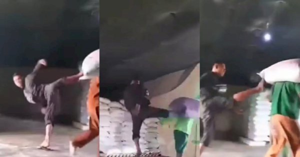 Viral Kuli Panggul Ditendang Oknum Mandor di Jambi, Tuai Kecaman Netizen