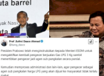 Prabowo Perintahkan Bahlil Lahadalia Hentikan Penjualan LPG 3 Kg Lewat Pangkalan