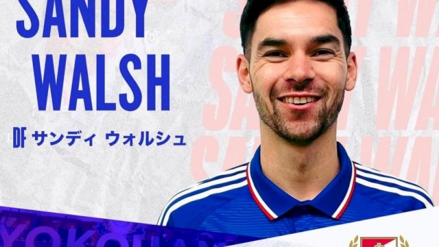 Sandy Walsh Resmi Gabung Yokohama Marinos