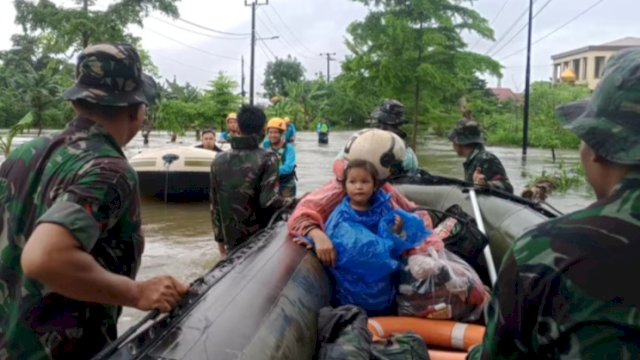 Sejumlah Kecamatan di Makassar Terendam Banjir, 179 Jiwa Mengungsi 