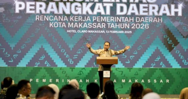 Buka Forum Lintas Perangkat Daerah RKPD, Danny Pomanto Minta Perkuat Konektivitas Antar OPD