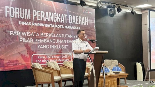 Buka Forum Perangkat Daerah Dispar Makassar, Muhammad Yasir Tekankan Pengembangan Pariwisata Berkelanjutan