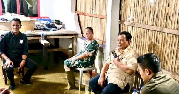 Presiden Prabowo Berbuka Puasa Bersama Korban Banjir di Babelan Bekasi