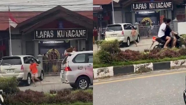 Puluhan napi Lapas Kutacane Aceh kabur jelang buka puasa. (Foto: Instagram @fakta.indo)