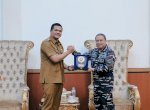Bupati Bantaeng Uji Nurdin Terima Kunjungan Komandan Lantamal VI Brigjen TNI (Mar) Wahyudi