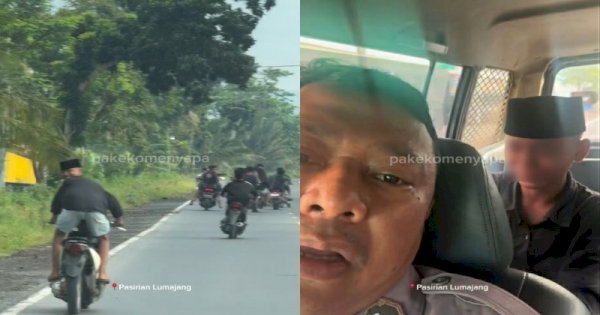 Remaja Ejek Polisi Saat Razia Balap Liar, Berujung Nangis Histeris Usai Diciduk